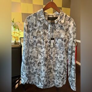 Kim Kardashian Collection - Chic Snake Print Blouse